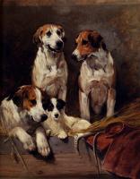 Emms, John - Three Hounds With A Terrier